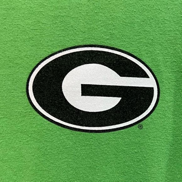 Pressbox University of Georgia “Bulldogs” Crew Neck Pullover Green Size‎ Small - Picture 2 of 6